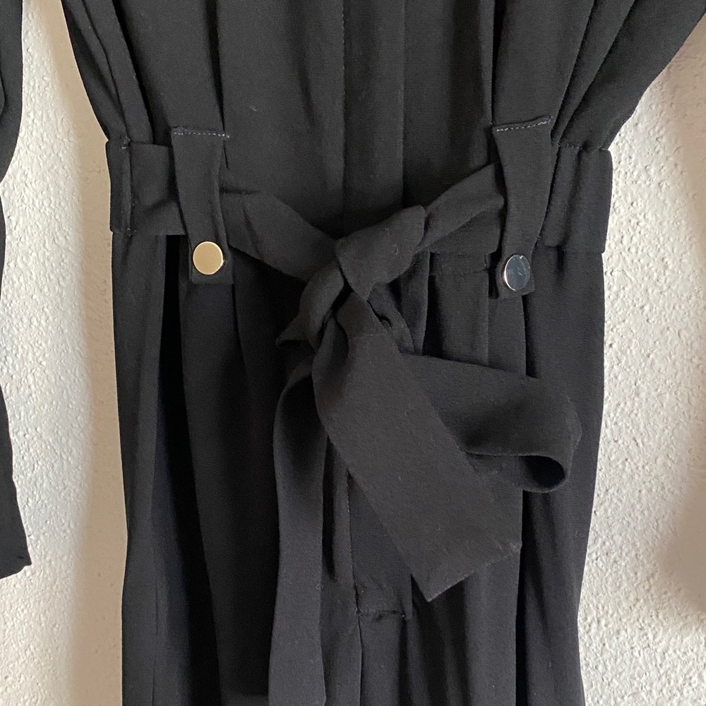 Maje Black Long Sleeve Jumper with Zipper - Picture 9 of 11